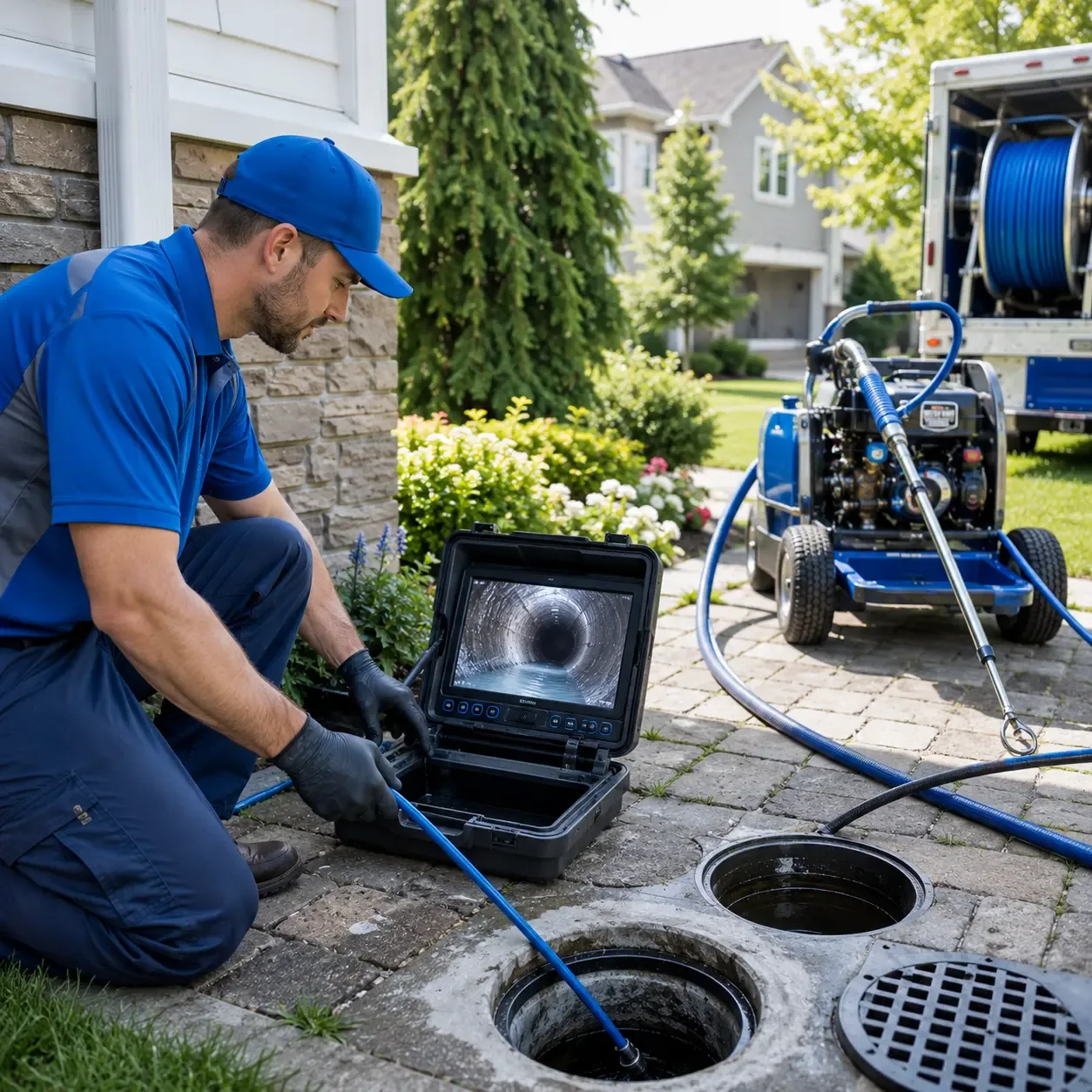 Outdoor drain cleaning professionals serving George, IA
