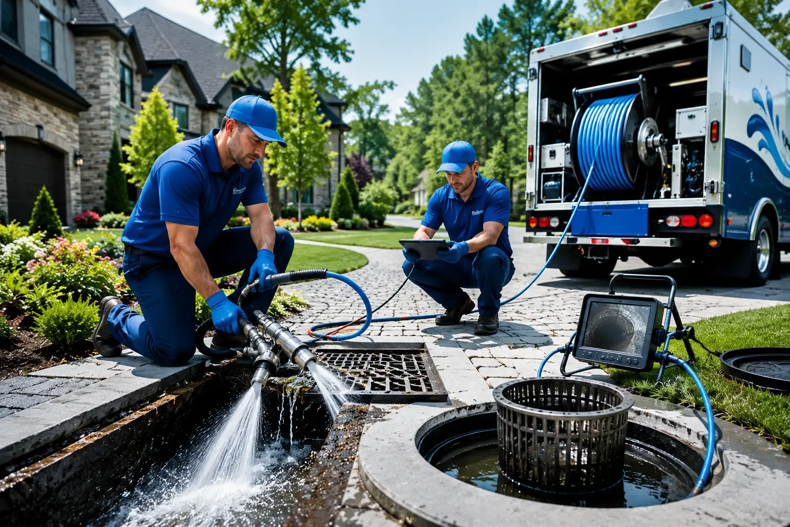 Local outdoor drain cleaning professionals in George, IA