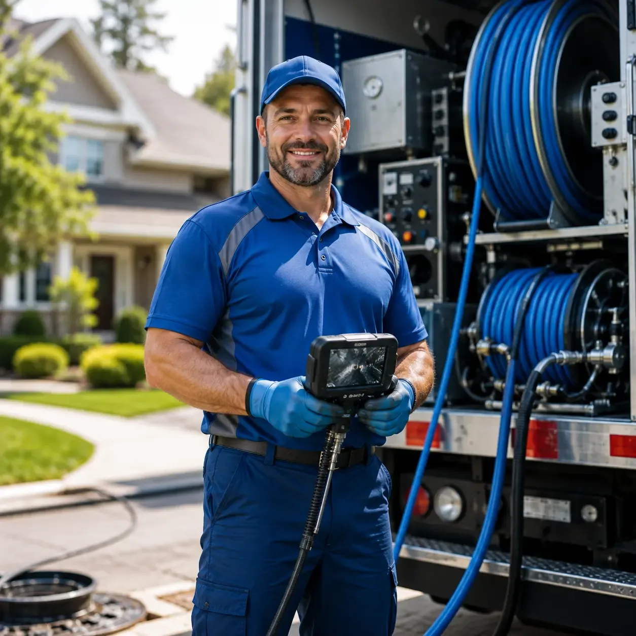 Local outdoor drain cleaning specialists in George, IA